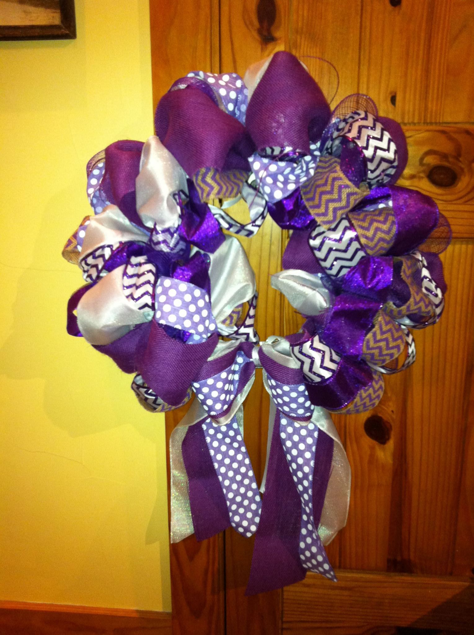TCU Wreath Kendall County Aggie Moms' Club